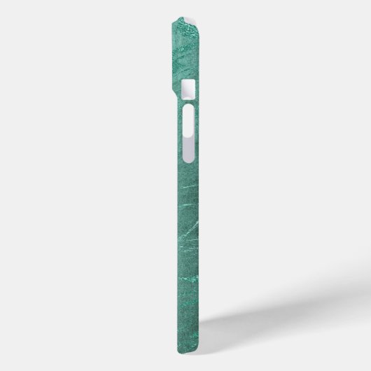 Molten Jade | Emerald Green Luxury Marble Case-Mate iPhone Case (Achterkant / Links)