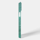 Molten Jade | Emerald Green Luxury Marble Case-Mate iPhone Case (Achterkant / Rechts)