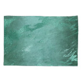 Molten Jade | Emerald Green Luxury Marble Kussensloop (Achterkant)