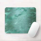 Molten Jade | Emerald Green Luxury Marble Muismat (Met muis)
