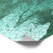 Molten Jade | Emerald Green Luxury Marble Poster (Hoek)
