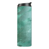 Molten Jade | Emerald Green Luxury Marble Thermosbeker (Gedraaid links)