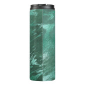 Molten Jade | Emerald Green Luxury Marble Thermosbeker (Achterkant)