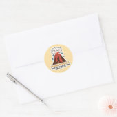 Molten Mood Swing Sticker – Perimenopauze Vulkaan (Envelop)