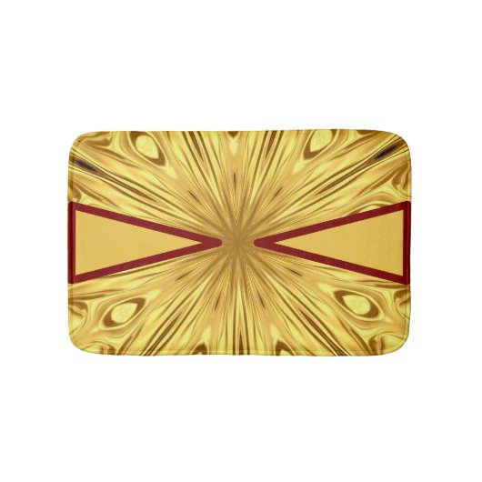 Molten Ore Aesthetic: Gilded Zenith Symmetrical Cr Badmat (Voorkant)