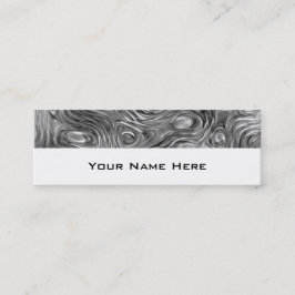 Molten print visitekaartje vaag wit