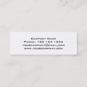 Molten print visitekaartje vaag wit (Achterkant)