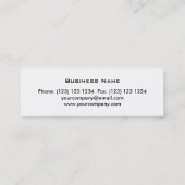 Molten print visitekaartje vaag wit (Achterkant)