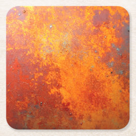 Molten Rust Patina Kartonnen Onderzetters