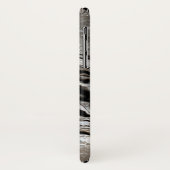 Molten Silver Black Marble Pattern Case-Mate iPhone Case (Achterkant/links)