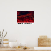 Molten Skies Poster (Keuken)