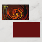 Molten Sunset visitekaartje (Voorkant / Achterkant)