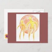 Molten Time / Aliens / Planet Art SF / Briefkaart (Voorkant / Achterkant)