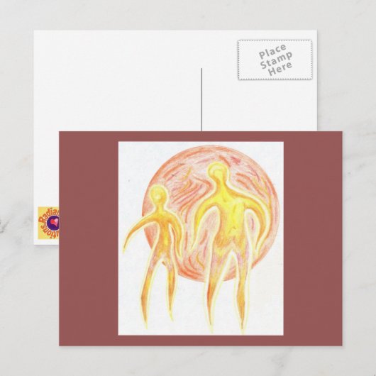 Molten Time / Aliens / Planet Art SF / Briefkaart (Voorkant / Achterkant)