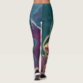 Molten Waves in Midnight Motion Leggings (Achterkant)
