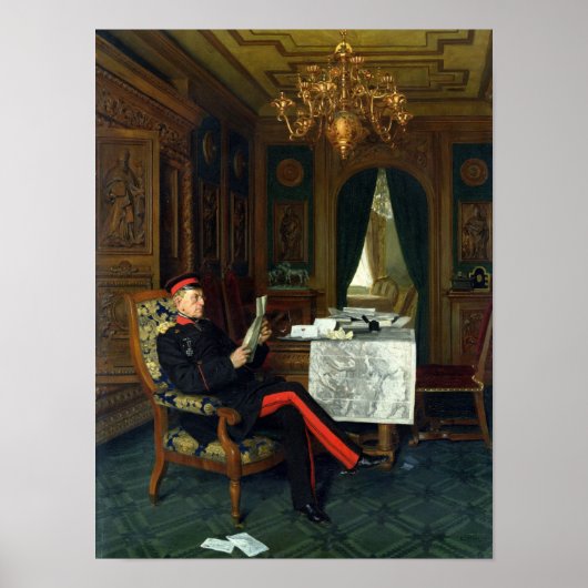 Moltke in Versailles, 1872 Poster (Voorkant)