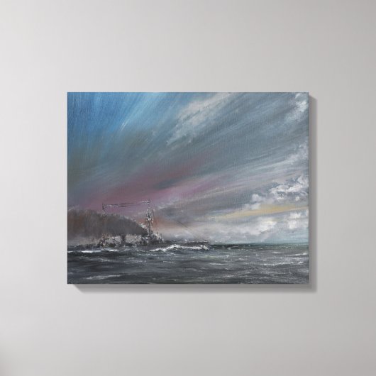 Moltke Jutland 1916. 2014 Canvas Afdruk (Voorkant)