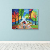 Molto amore per vicinato door Onbekend Canvas Afdruk (Insitu (Houten vloer))