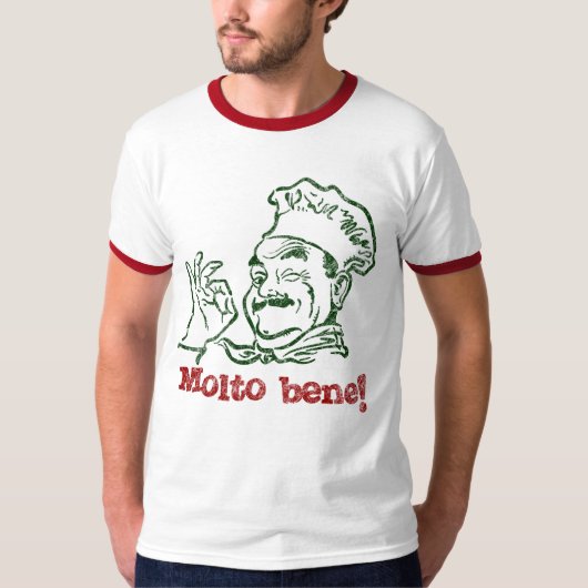 Molto bene. Vintage T-shirt (Voorkant)