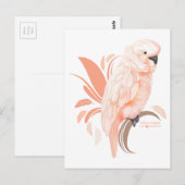 Moluccan Cockatau Briefkaart (Voorkant / Achterkant)