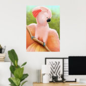 Moluccan Cockatau Poster (Thuiskantoor)