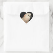 Molukse Kaketoe Liefde Valentijn Design Hart Sticker (Tas)