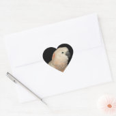 Molukse Kaketoe Liefde Valentijn Design Hart Sticker (Envelop)