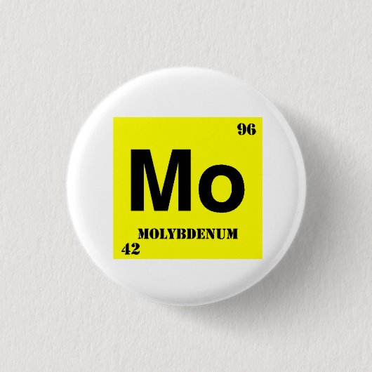 Molybdenum Ronde Button 3,2 Cm (Voorkant)