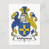 Molyneux Family Crest Briefkaart (Voorkant)