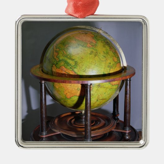 Molyneux Wereldbol Metalen Ornament (Voorkant)