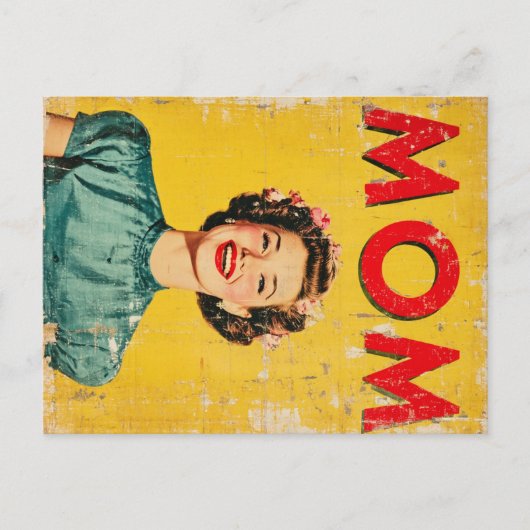 MOM (1) 1960 geïnspireerde graphics Feestdagenkaart (Voorkant)