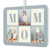 Mom 3 Photo Collage Dusty Blue Luchtverfrisser (Links)
