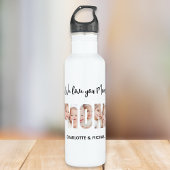 Mom 3 Photos Cutout Letters Waterfles