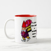 MOM A BUSHEL EN EEN PECK-mok Tweekleurige Koffiemok (Links)