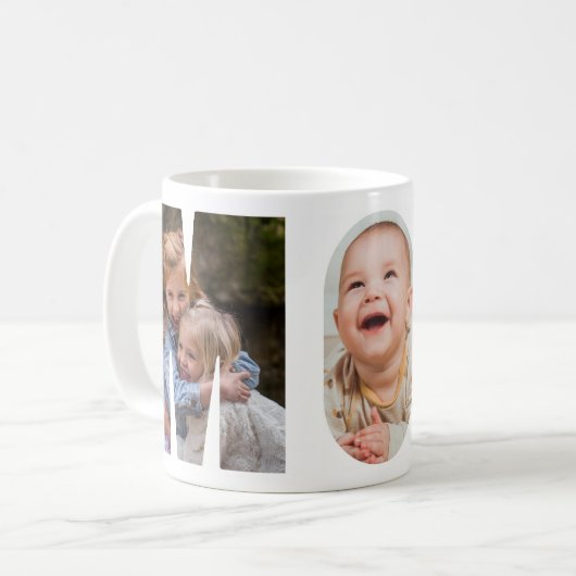 MOM - Aangepaste Mok drie foto's (Voorkant links)