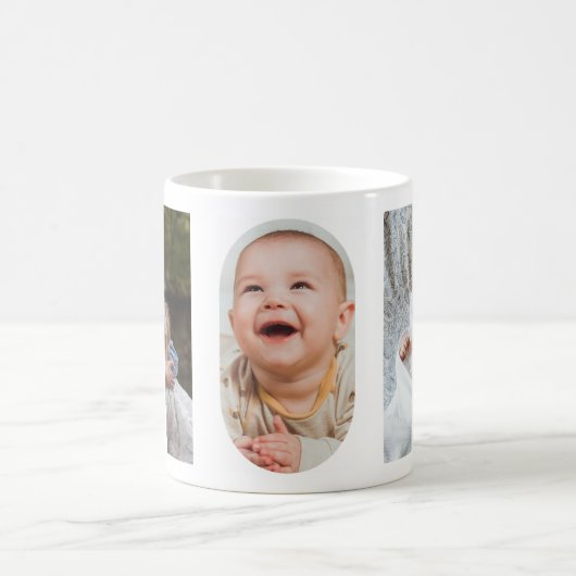 MOM - Aangepaste Mok drie foto's (Center)