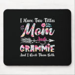 Mom And Grammie Cute Flowers Birthday Muismat<br><div class="desc">Mom And Grammie Cute Flowers Birthday</div>