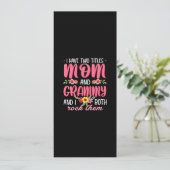 Mom And Grammy Birthday Menu (Staand voorkant)