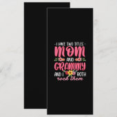 Mom And Grammy Birthday Menu (Voorkant / Achterkant)