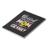 Mom And Granny Floral Birthday Notitieblok (Linkerzijde)