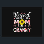 Mom And Granny Floral Birthday Tuinbord<br><div class="desc">Mom And Granny Floral Birthday</div>