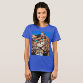 Mom and Kitty Cats, Louis Wain T-Shirt (Voorkant volledig)