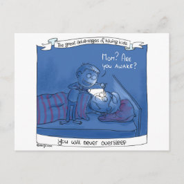 Mom, are you awake? Postcard Briefkaart
