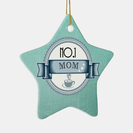 MOM award retro stijl Keramisch Ornament (Rechts)