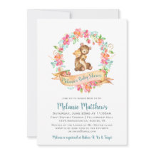 Mom Baby Beer Waterverf Bloemenkrans Baby shower