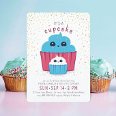 Mom & Baby Cupcake Baby shower Uitnodiging