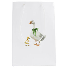 Mom Baby Ducks Animal Baby Shower Medium Cadeauzakje