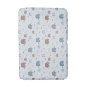 Mom & Baby Elephant Pattern Badmat (Voorkant Verticaal)