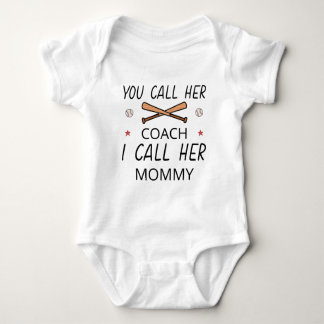 Mom Baseball Coach | Honkbal Mom Moederdag Romper
