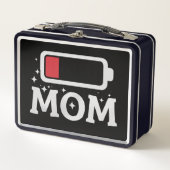 Mom Batterij Lage Vermoeide Grappige Moederdag (Voorkant)